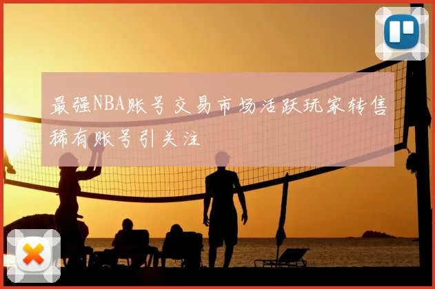最强NBA账号交易市场活跃玩家转售稀有账号引关注