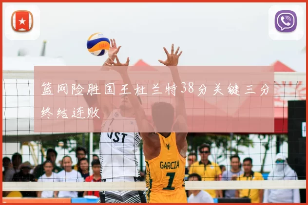 篮网险胜国王杜兰特38分关键三分终结连败