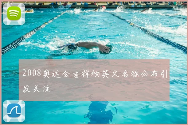 2008奥运会吉祥物英文名称公布引发关注